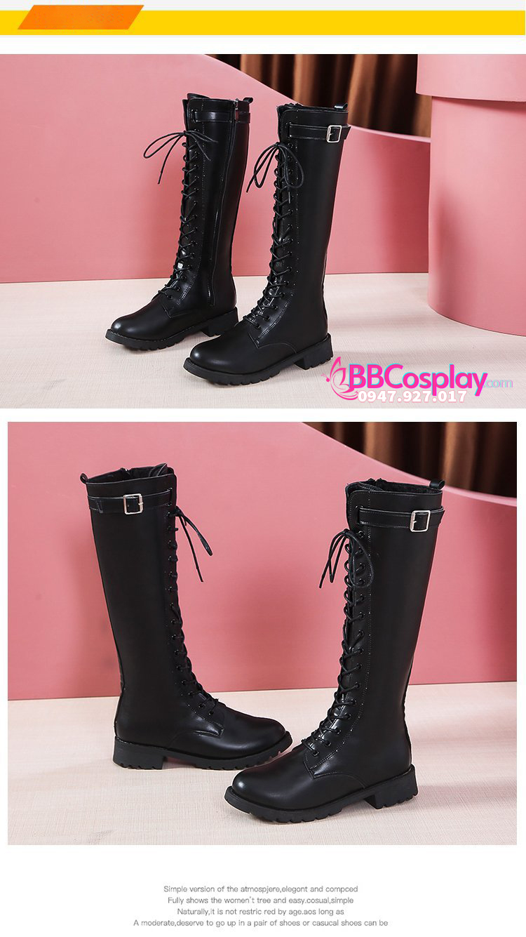 Giày Boot Nam Nữ Cổ Cao