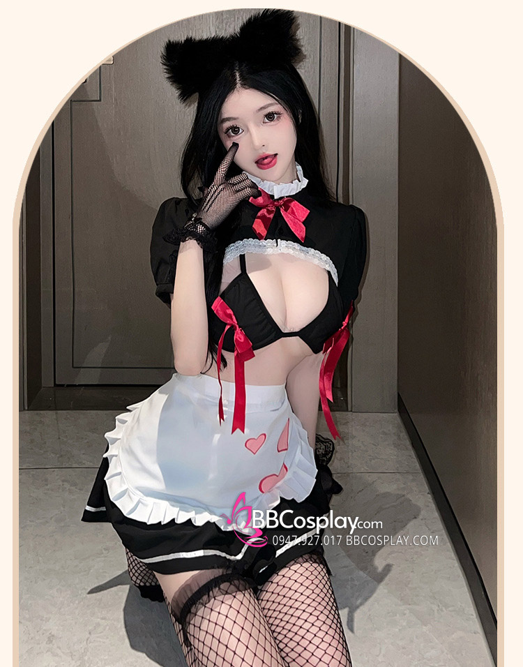 Đồ Maid Mèo Sexy