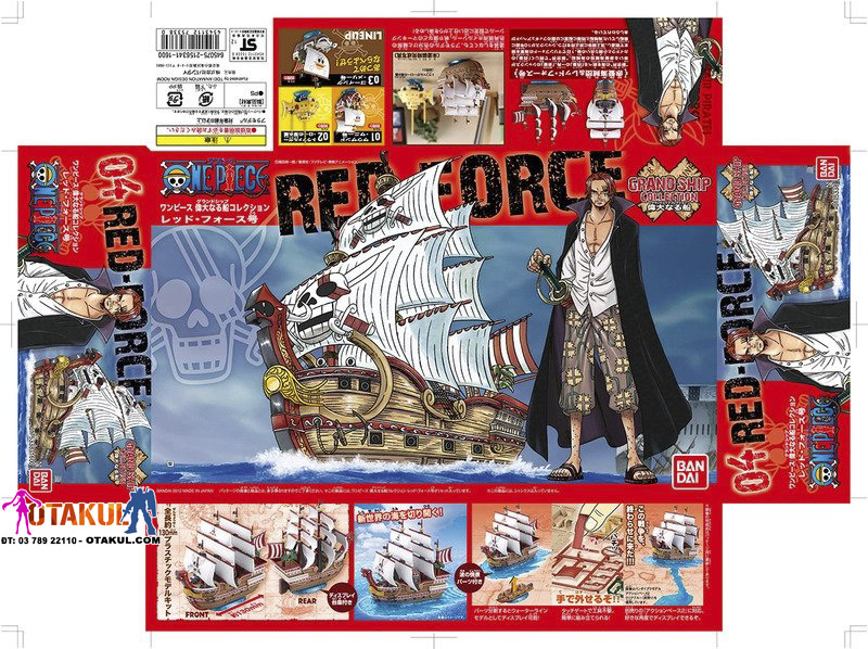 Mô Hình Thuyền Red Force Của Shanks Tóc Đỏ (One Piece) - ĐÃ LẮP RÁP