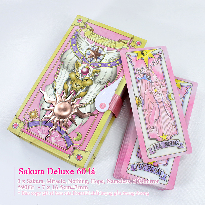 Bộ Bài Sakura Deluxe 60 Thẻ Bài - Cardcaptor Sakura