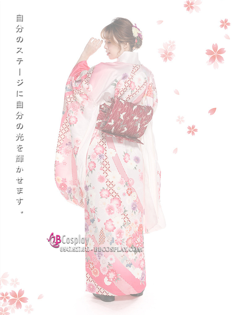 Kimono Momoiro Sakura