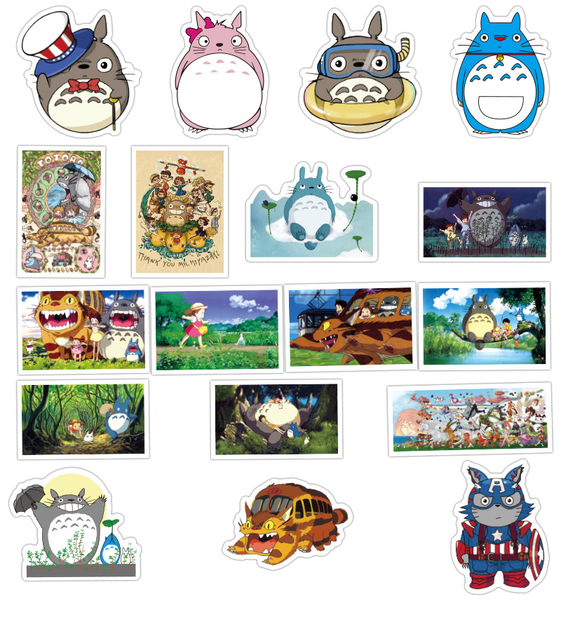 Bộ Sticker Totoro - Hàng Xóm Của Tôi Là Totoro (50 Cái)