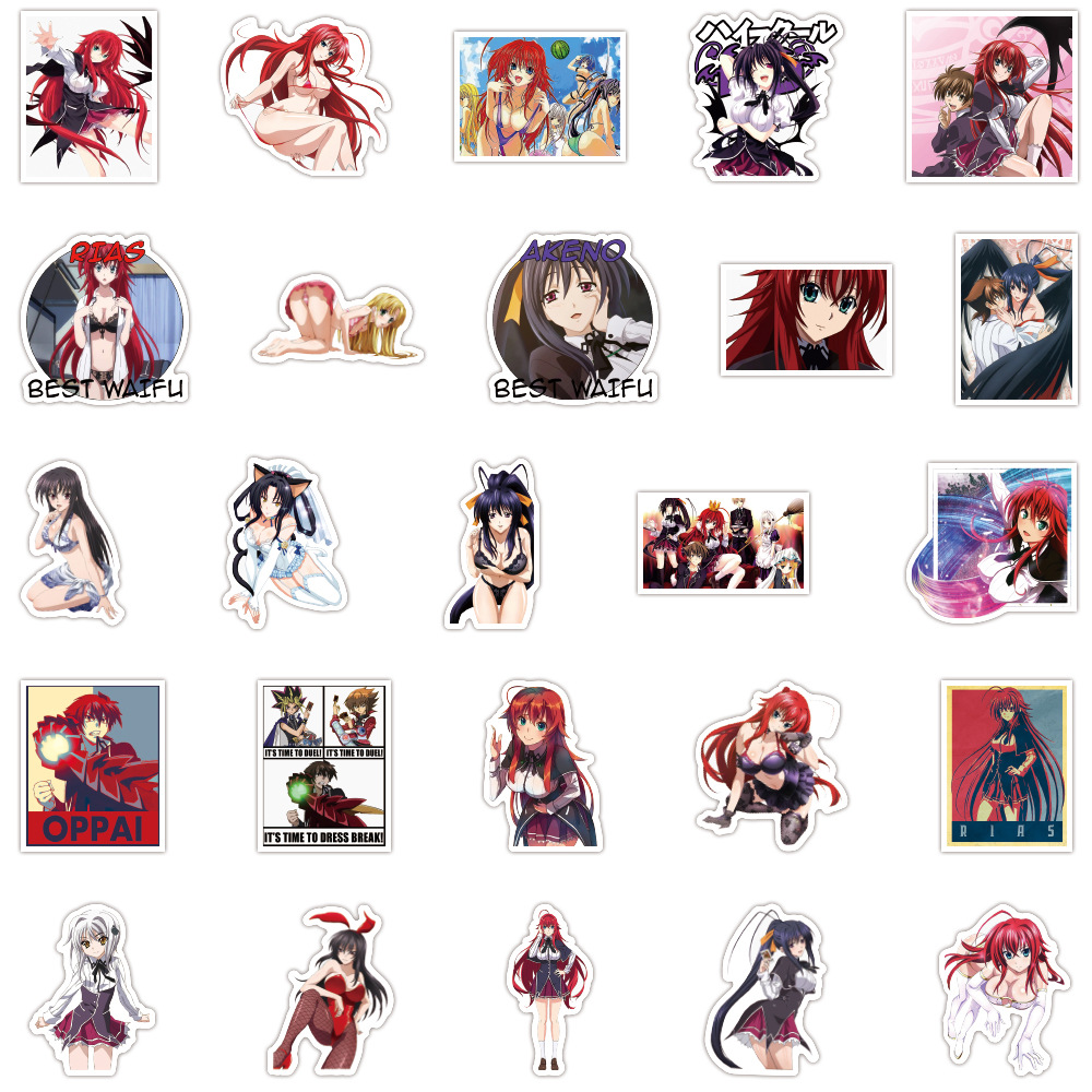 Bộ Sticker Anime Character - Bộ 100 Cái