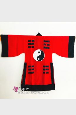 Đồ Pháp Sư Đạo Sĩ Hình Âm Dương - Màu Đỏ