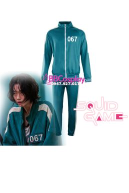 Đồ Người Chơi 067 Trò Chơi Con Mực - Màu Xanh Nhạt