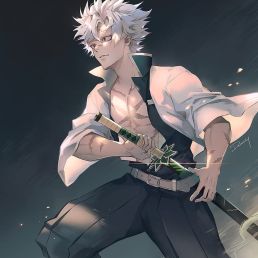 Kiếm Gỗ 1M Phong Trụ Shinazugawa Sanemi - Kimetsu No Yaiba