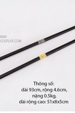 Gậy Quý Tộc Kim Cương Vàng 93Cm