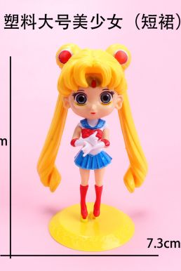 Mô Hình Trang Trí Bánh Kem Sailor Moon