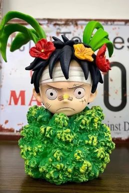 Mô Hình Figure One Piece Grass Luffy Funny Childhood 12Cm