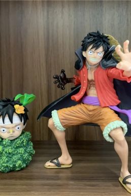 Mô Hình Figure One Piece Grass Luffy Funny Childhood 12Cm