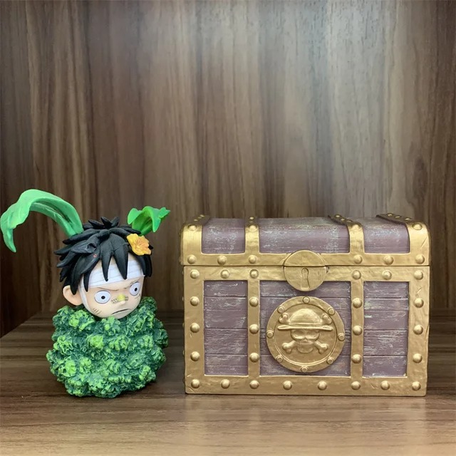 Mô Hình Figure One Piece Grass Luffy Funny Childhood 12Cm