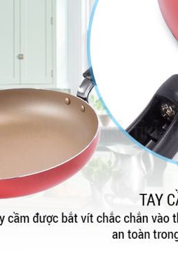 Chảo Trơn Màu Sunhouse CT18C