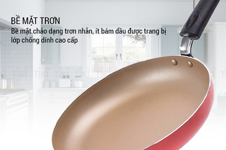 Chảo Trơn Màu Sunhouse CT18C