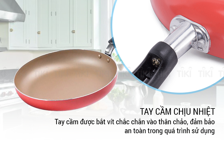 Chảo Trơn Màu Sunhouse CT18C