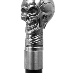 Gậy Qúy Tộc Đầu Lâu Màu Crom