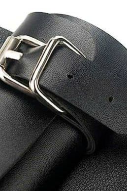 Thắt Lưng Đeo Kiếm - Đai Da Đeo Kiếm - Thắt Lưng Gắn Bao Kiếm Loại 3 Kiếm Cao Cấp Màu Đen