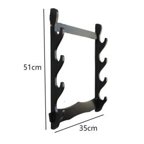 Giá Để Kiếm Gỗ Treo Tường 4 Tầng