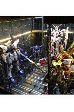 Mô Hình Lắp Ghép Sa Bàn Gundam - Mô Hình Xưởng Robot - Domain Base Cho Sd Rg Mg Pg Gundam - Set D