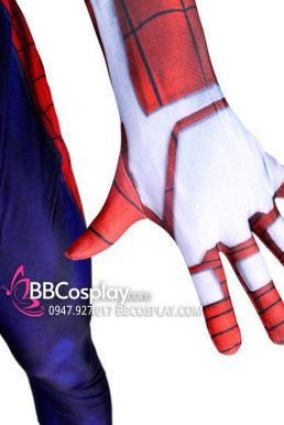 Trang Phục Người Nhện Viền Trắng