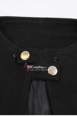 Áo Choàng Bác Thợ Săn Cổ Điển Steampunk Viền Lông