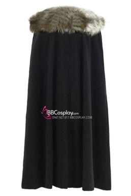 Áo Choàng Bác Thợ Săn Cổ Điển Steampunk Viền Lông