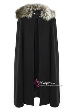 Áo Choàng Bác Thợ Săn Cổ Điển Steampunk Viền Lông