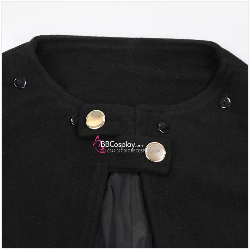 Áo Choàng Bác Thợ Săn Cổ Điển Steampunk Viền Lông