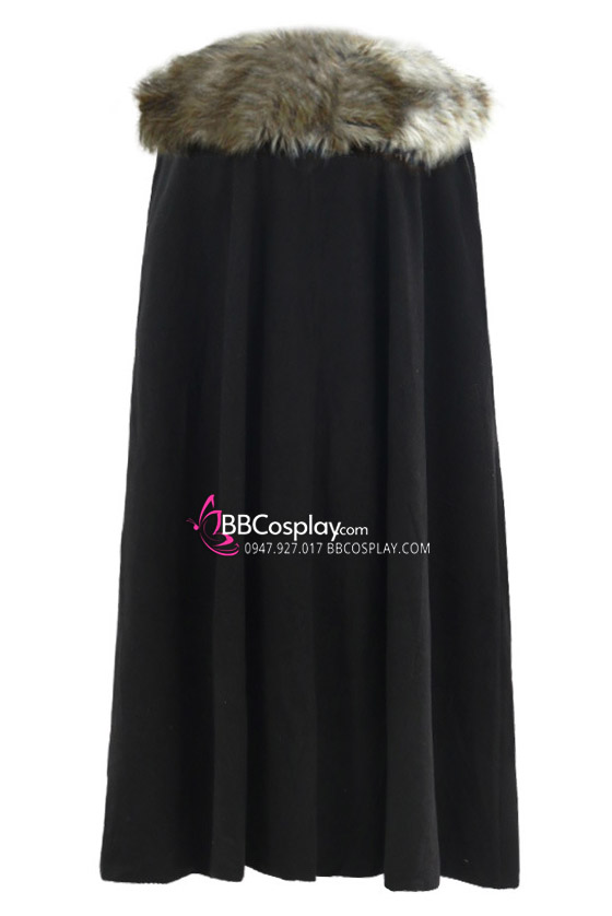 Áo Choàng Bác Thợ Săn Cổ Điển Steampunk Viền Lông