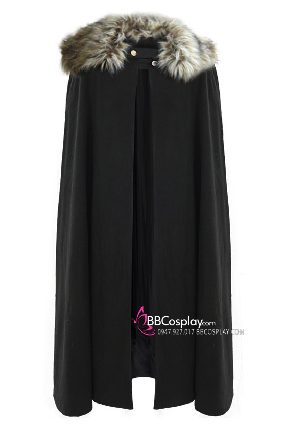 Áo Choàng Bác Thợ Săn Cổ Điển Steampunk Viền Lông