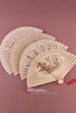 Quạt Gỗ - Phượng Hoàng