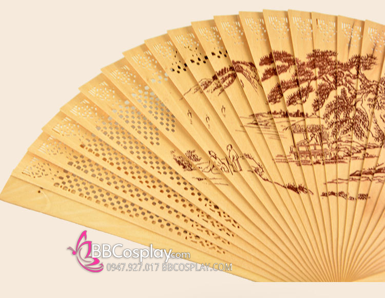 Quạt Gỗ - Phượng Hoàng