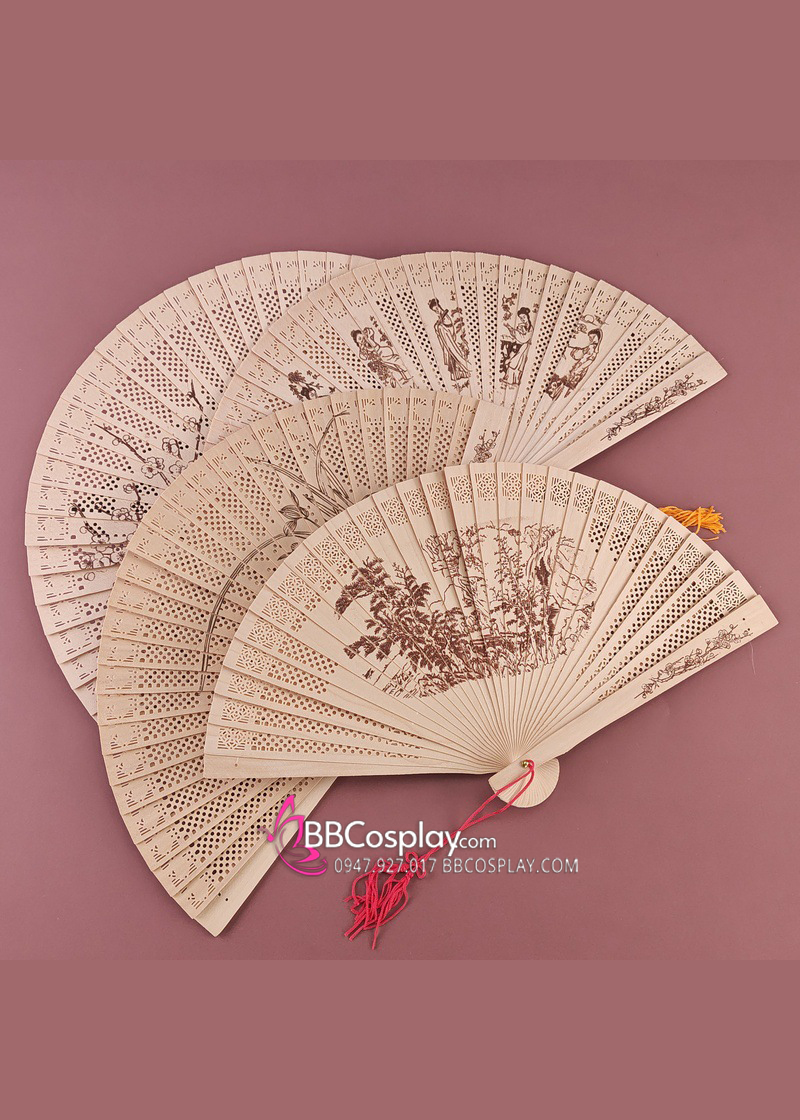 Quạt Gỗ - Phượng Hoàng
