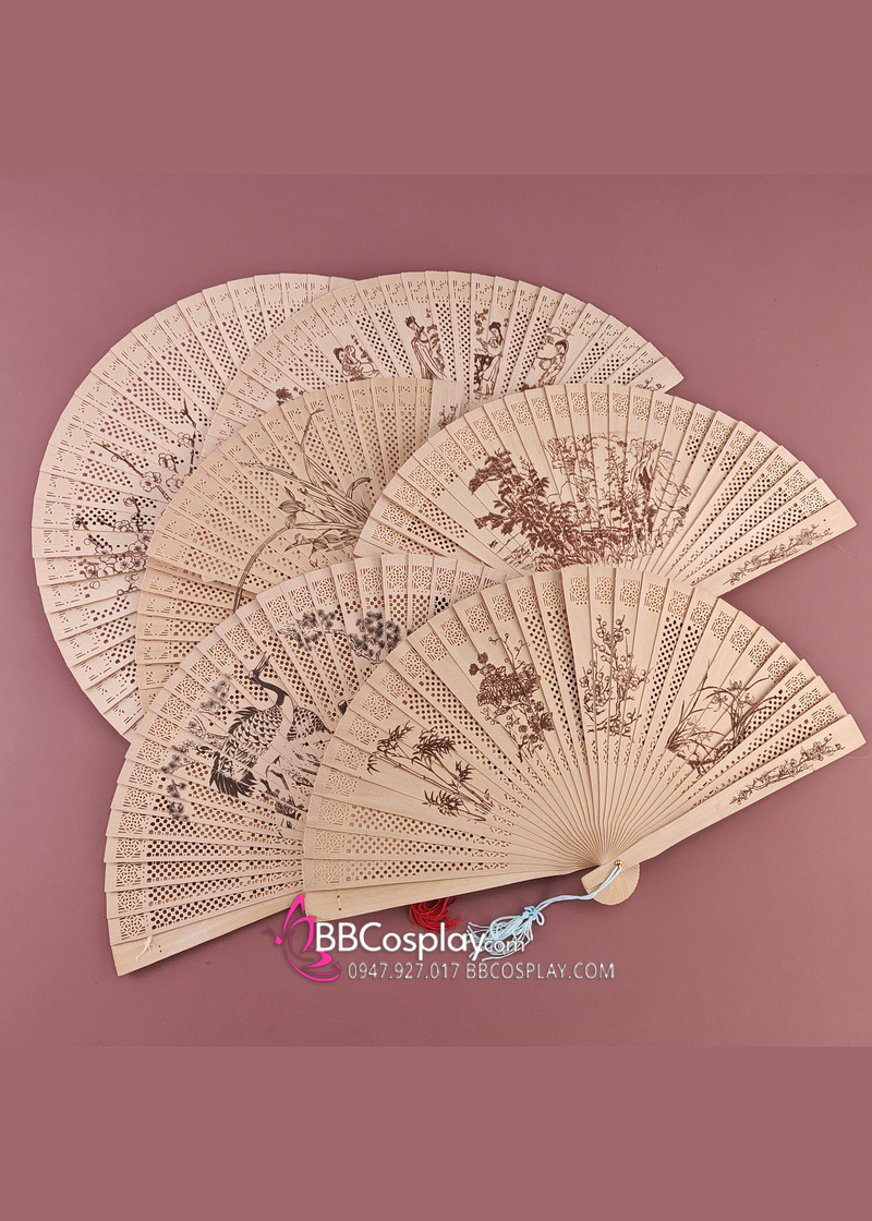 Quạt Gỗ - Phượng Hoàng