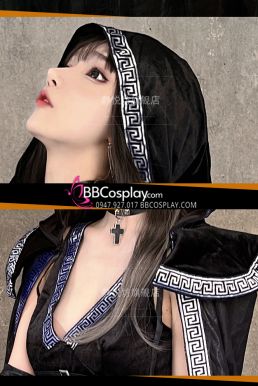 Halloween Trang Phục Phù Thuỷ Urban Warlock Quyền Lực