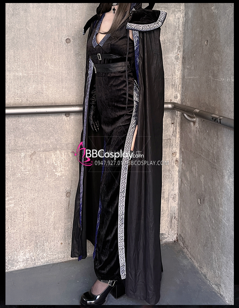 Halloween Trang Phục Phù Thuỷ Urban Warlock Quyền Lực