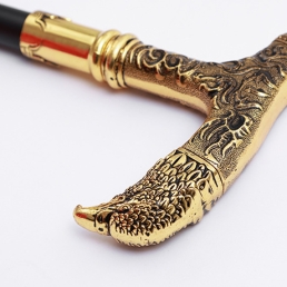 Gậy Quý Tộc Hình Chim Ưng Vàng Tinh Tế Hoa Văn Tinh Xảo