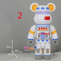 Mô Hình Lắp Ráp Lego Bearbreak Dễ Thương Phi Hành Gia Loại Lớn
