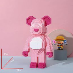 Mô Hình Lego Bearbreak Gấu Hồng