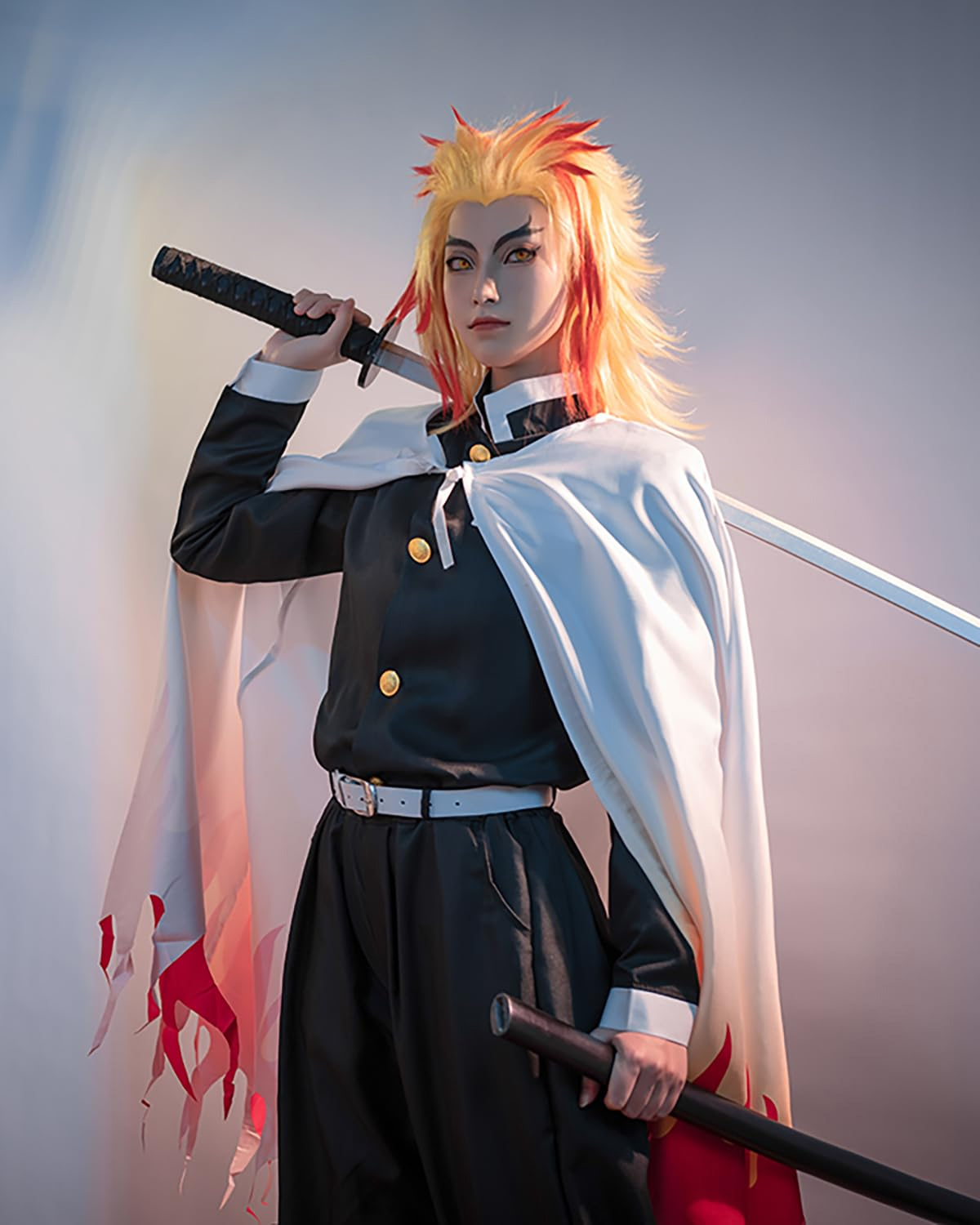 Đồ Cosplay Viêm Trụ Rengoku Kyoujurou - Kimetsu No Yaiba