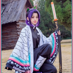 Đồ Cosplay Trùng Trụ Kochou Shinobu - Kimetsu No Yaiba