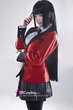 Đồ Cosplay Yumeko Jabami Trong Kakegurui (Học Viện Đỏ Đen)