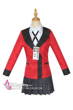 Đồ Cosplay Yumeko Jabami Trong Kakegurui (Học Viện Đỏ Đen)