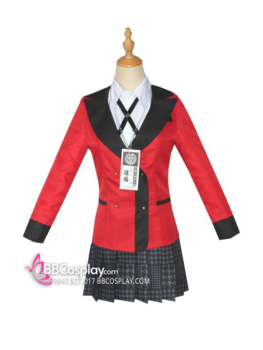 Đồ Cosplay Yumeko Jabami Trong Kakegurui (Học Viện Đỏ Đen)