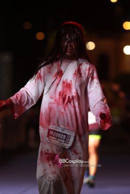 Trang Phục Sadako Halloween - Vải Thun Giá Rẻ