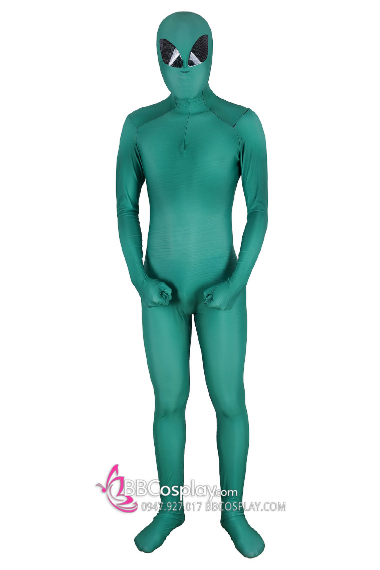 Trang Phục Alien Người Ngoài Hành Tinh Xanh