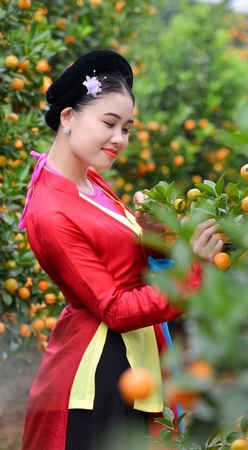 Bộ Đồ Tứ Thân Tấm Cám Mẫu Đỏ