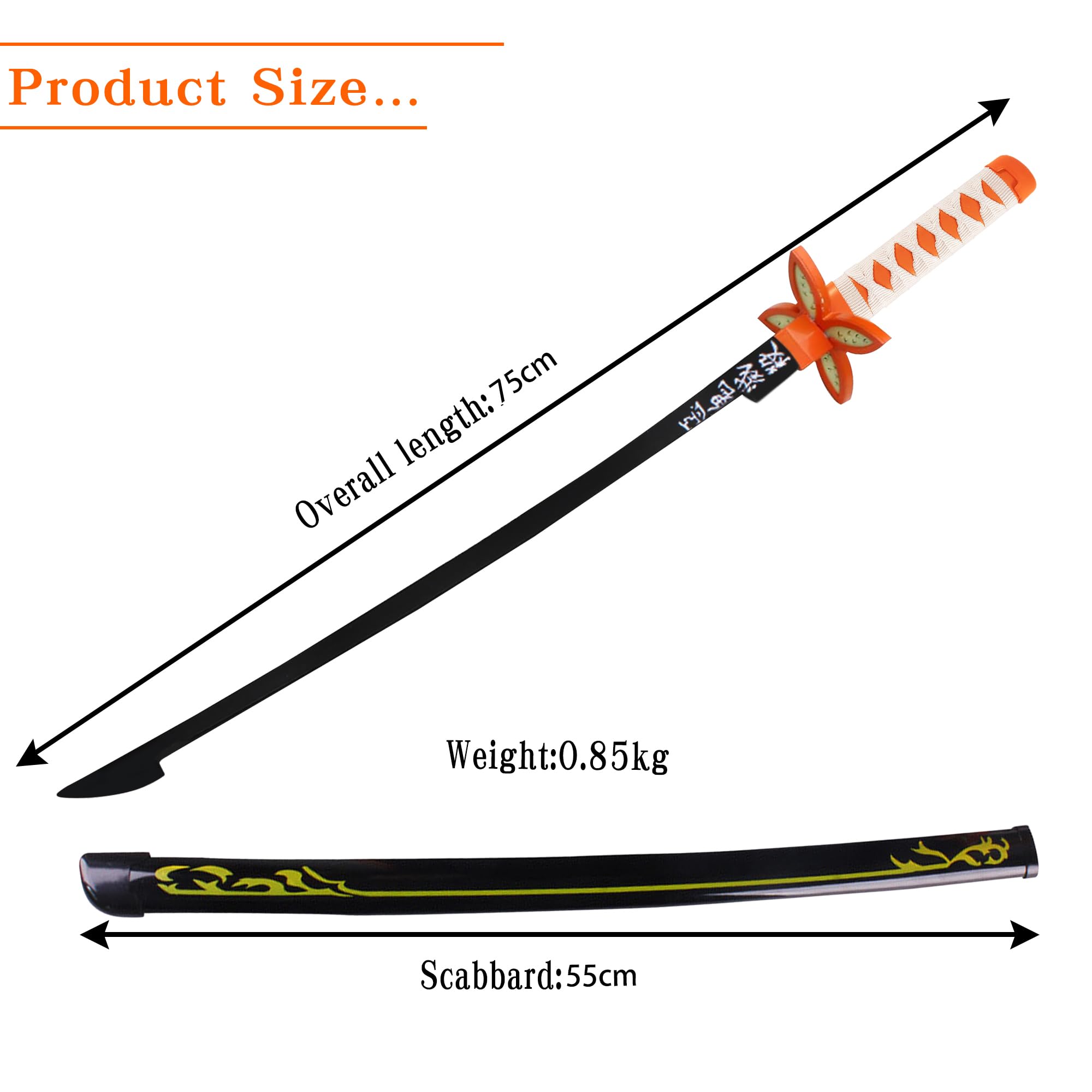 Kiếm Gỗ Cosplay Trùng Trụ Kochou Shinobu - Kimetsu No Yaiba