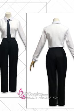 Bộ Cos Makima Kèm Tóc Giả Tặng Kèm Lưới Trùm Tóc