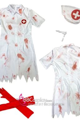 Trang Phục Nữ Y Tá Kinh Dị Halloween