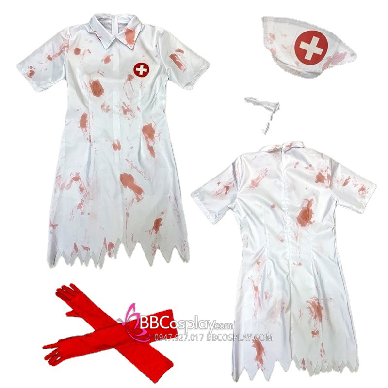 Trang Phục Nữ Y Tá Kinh Dị Halloween